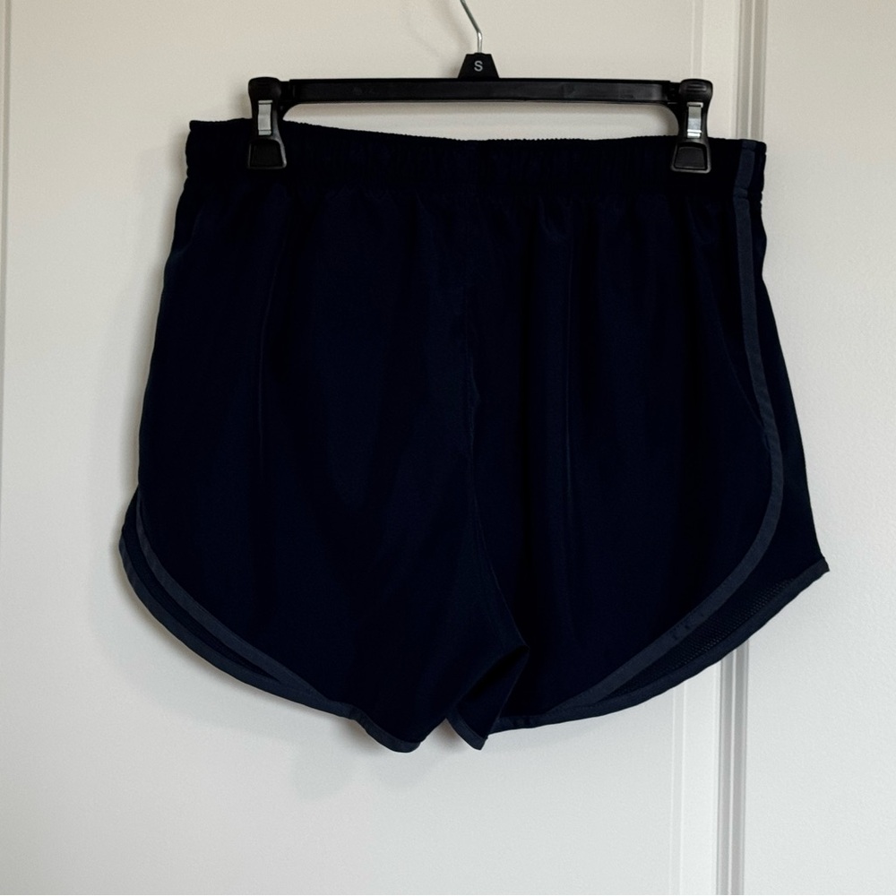Nike Dri-Fit Running Shorts Navy Blue Sz S Athletic Gym Activewear - Picture 3 of 4